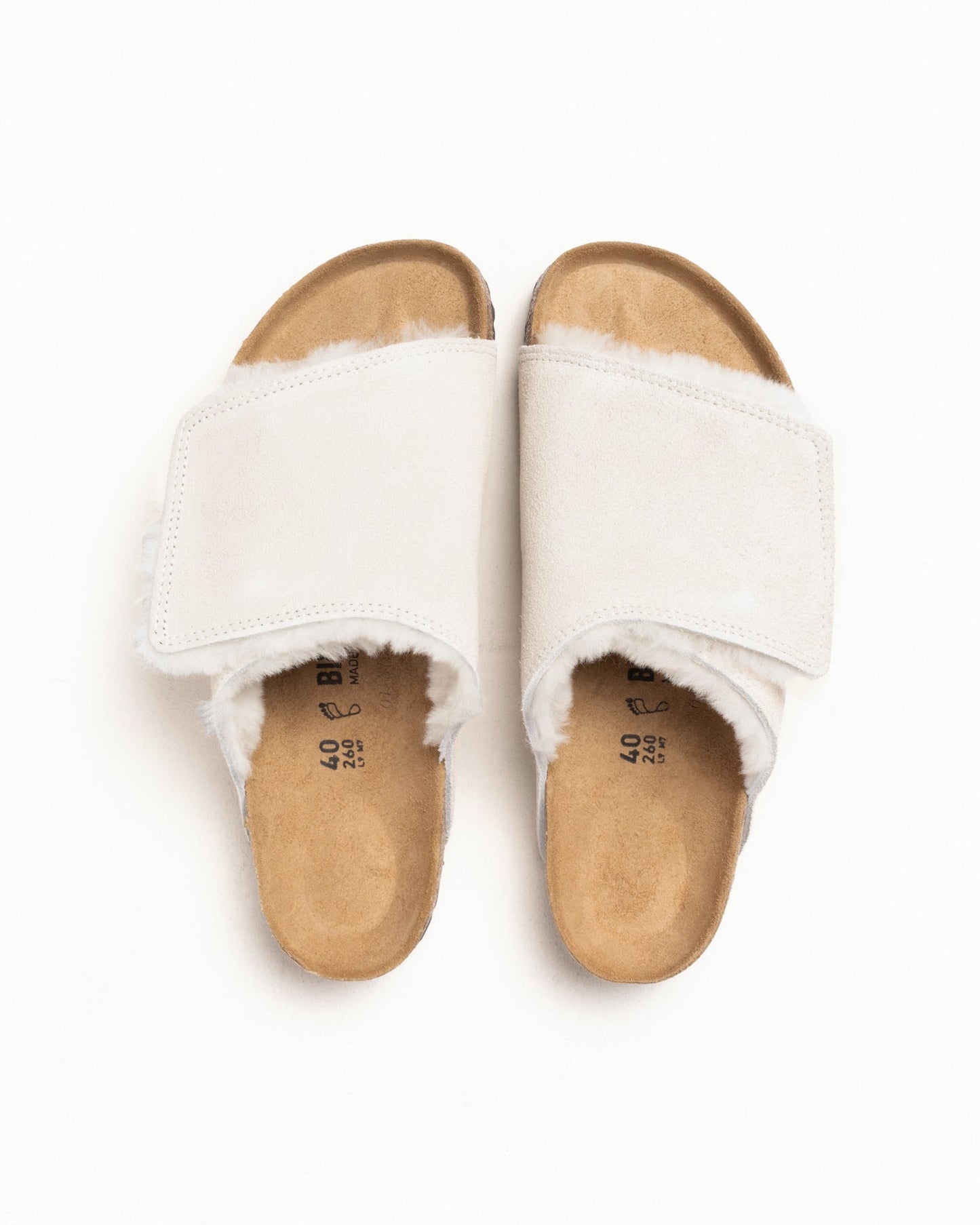ЅТÜЅЅΥ & BIRKENSTOCK SOLANA SHEARLING SLIDE