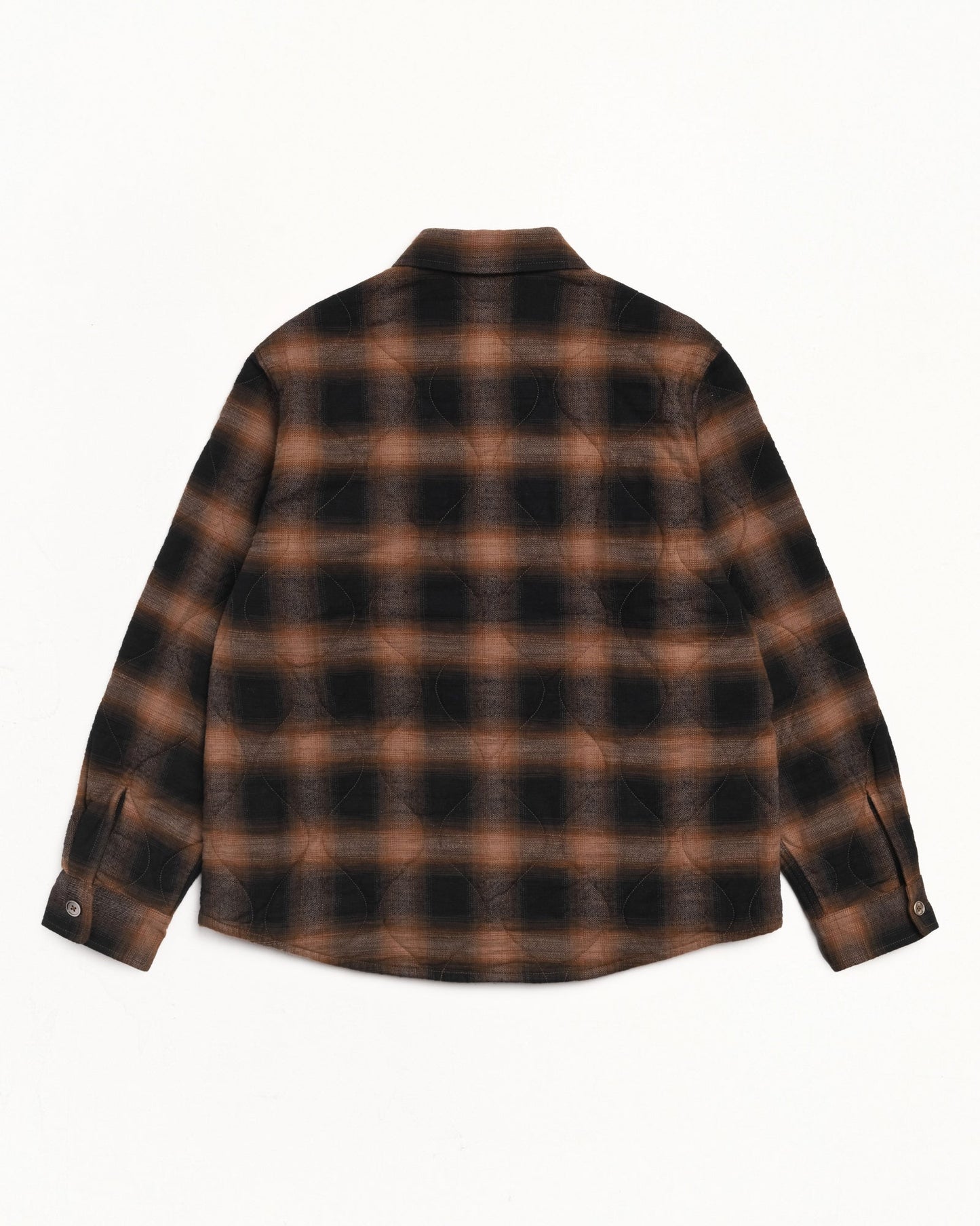 QUILTED PLAID SHIRT JACKET ЅТÜЅЅΥ