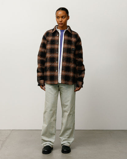 QUILTED PLAID SHIRT JACKET ЅТÜЅЅΥ