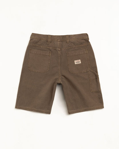 WASHED CANVAS WORK SHORT ЅТÜЅЅΥ
