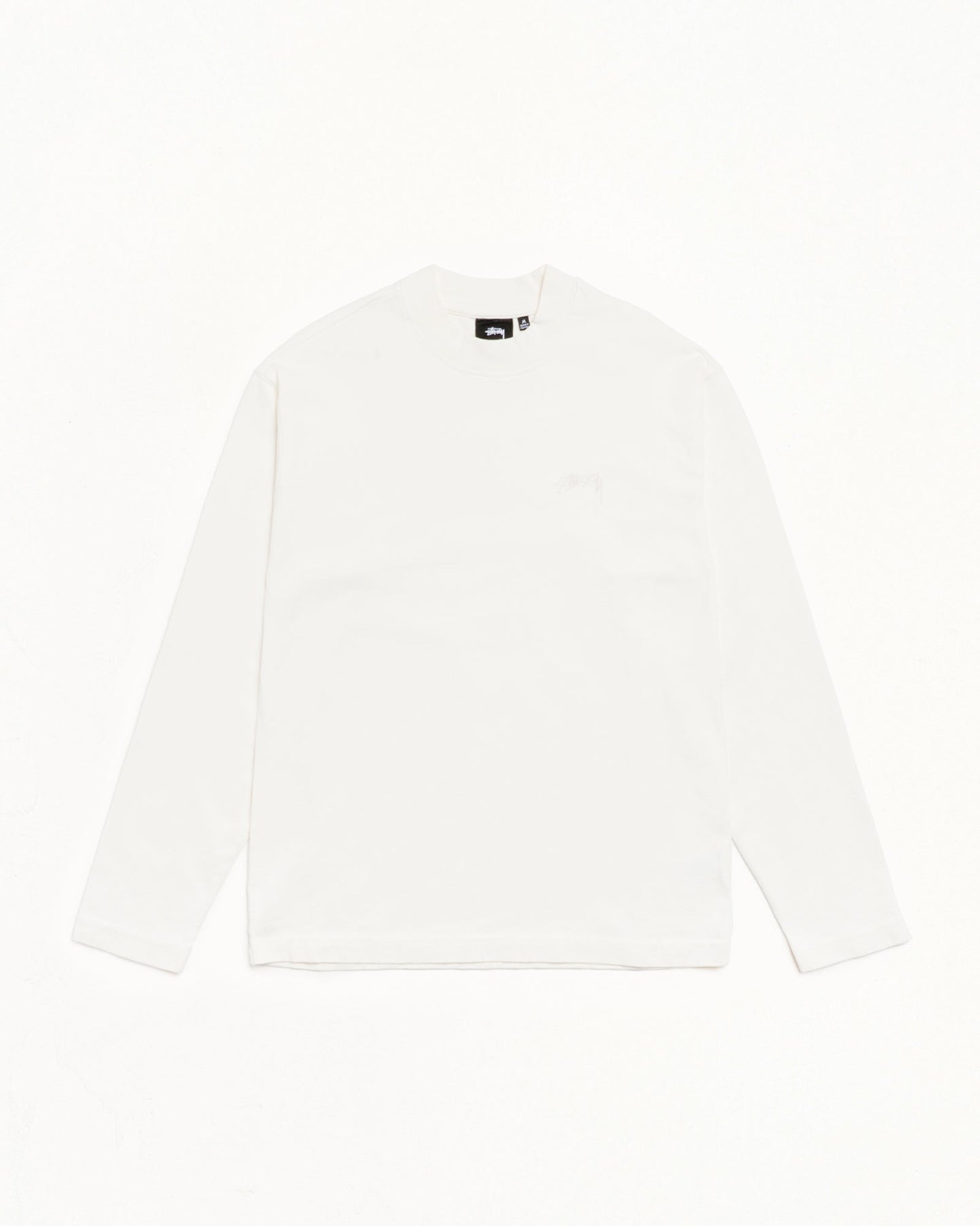 DYED LS MOCK NECK TEE ЅТÜЅЅΥ