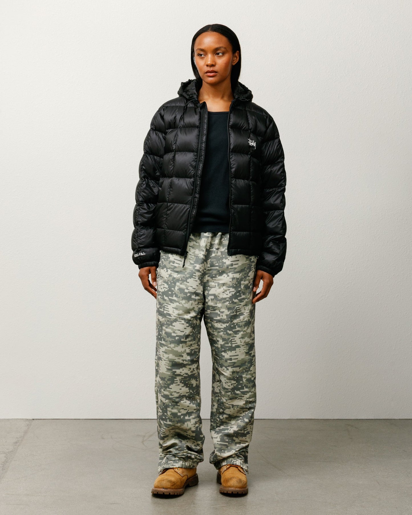 MIDWEIGHT HOODED PUFFER ЅТÜЅЅΥ