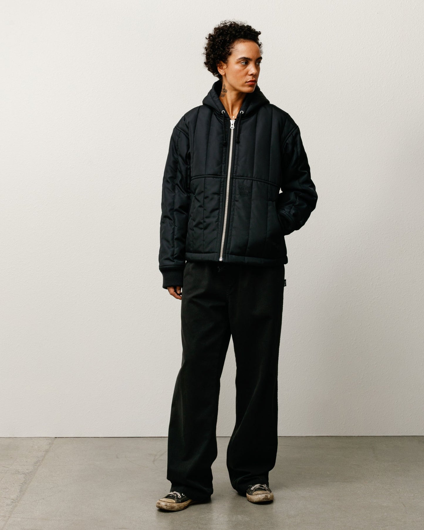 QUILTED NYLON WORK JACKET ЅТÜЅЅΥ