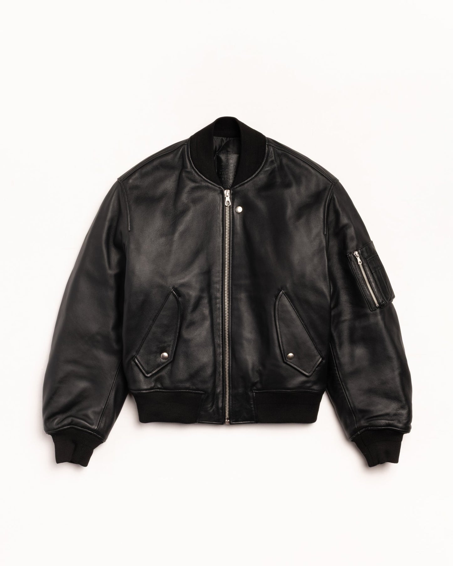 LEATHER BUILT BOMBER ЅТÜЅЅΥ