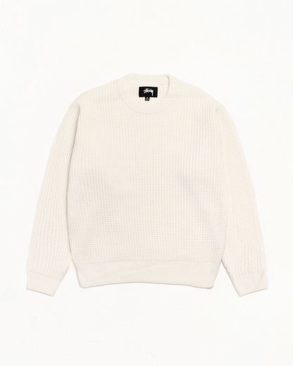 WAFFLE CASHMERE SWEATER ЅТÜЅЅΥ