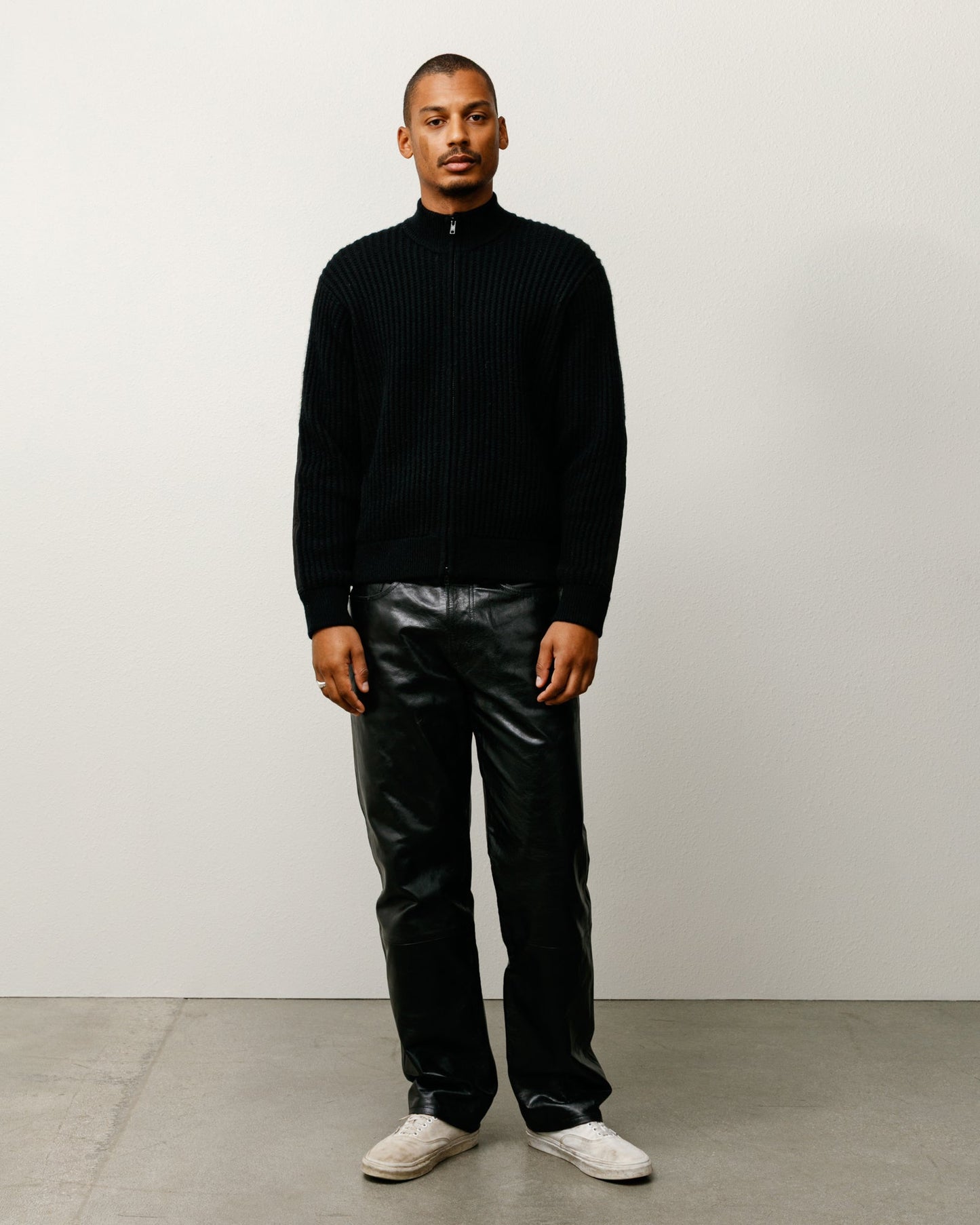 LAMBS WOOL ZIP SWEATER ЅТÜЅЅΥ