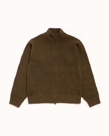 LAMBS WOOL ZIP SWEATER ЅТÜЅЅΥ