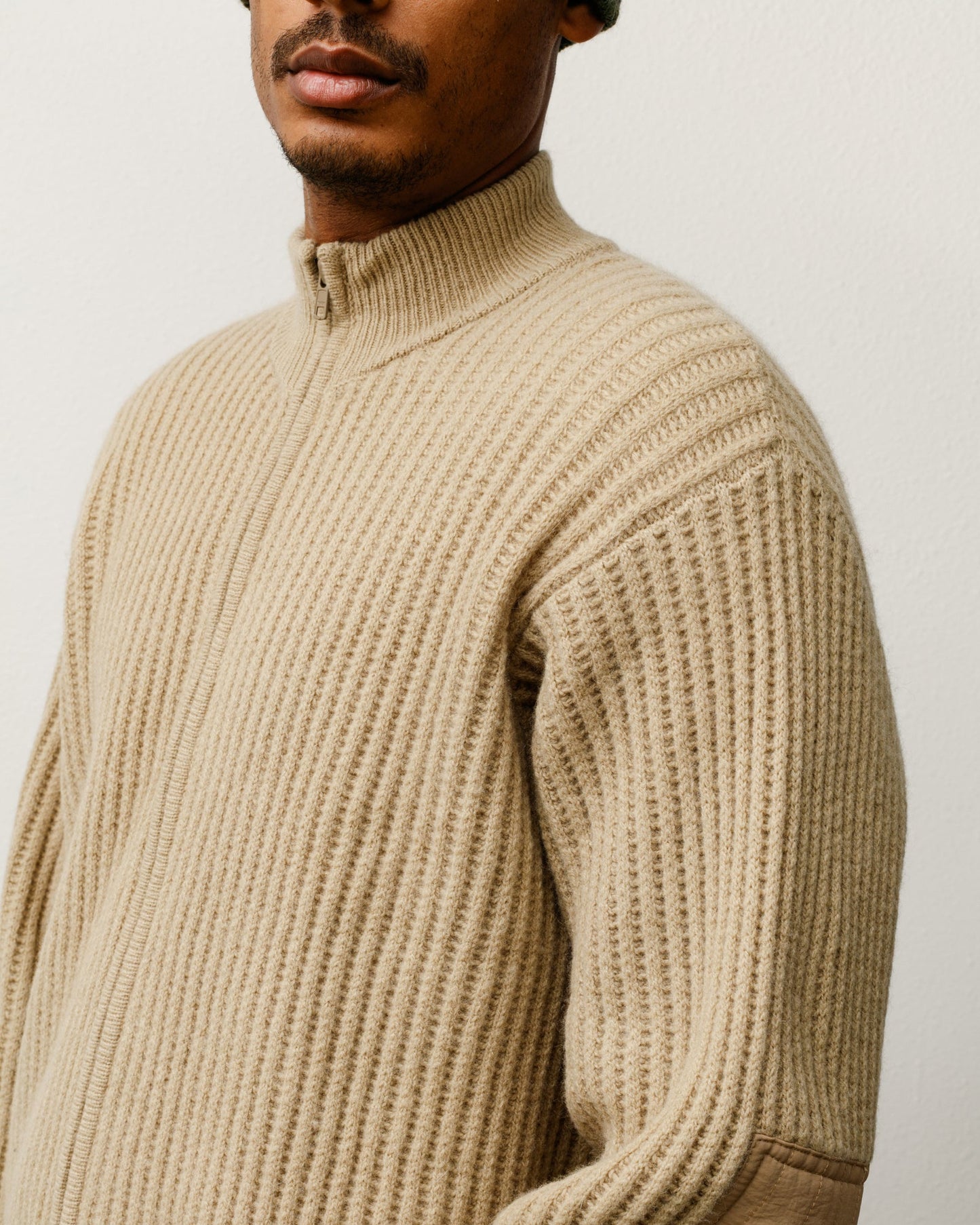 LAMBS WOOL ZIP SWEATER ЅТÜЅЅΥ