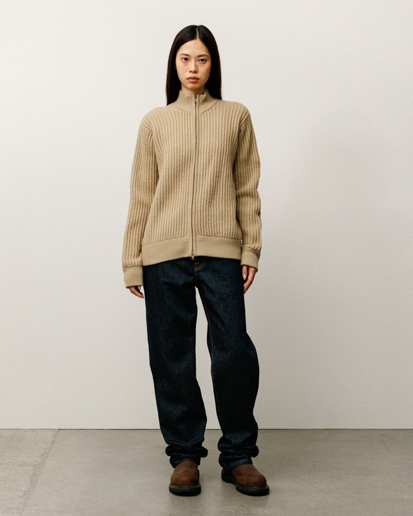 LAMBS WOOL ZIP SWEATER ЅТÜЅЅΥ