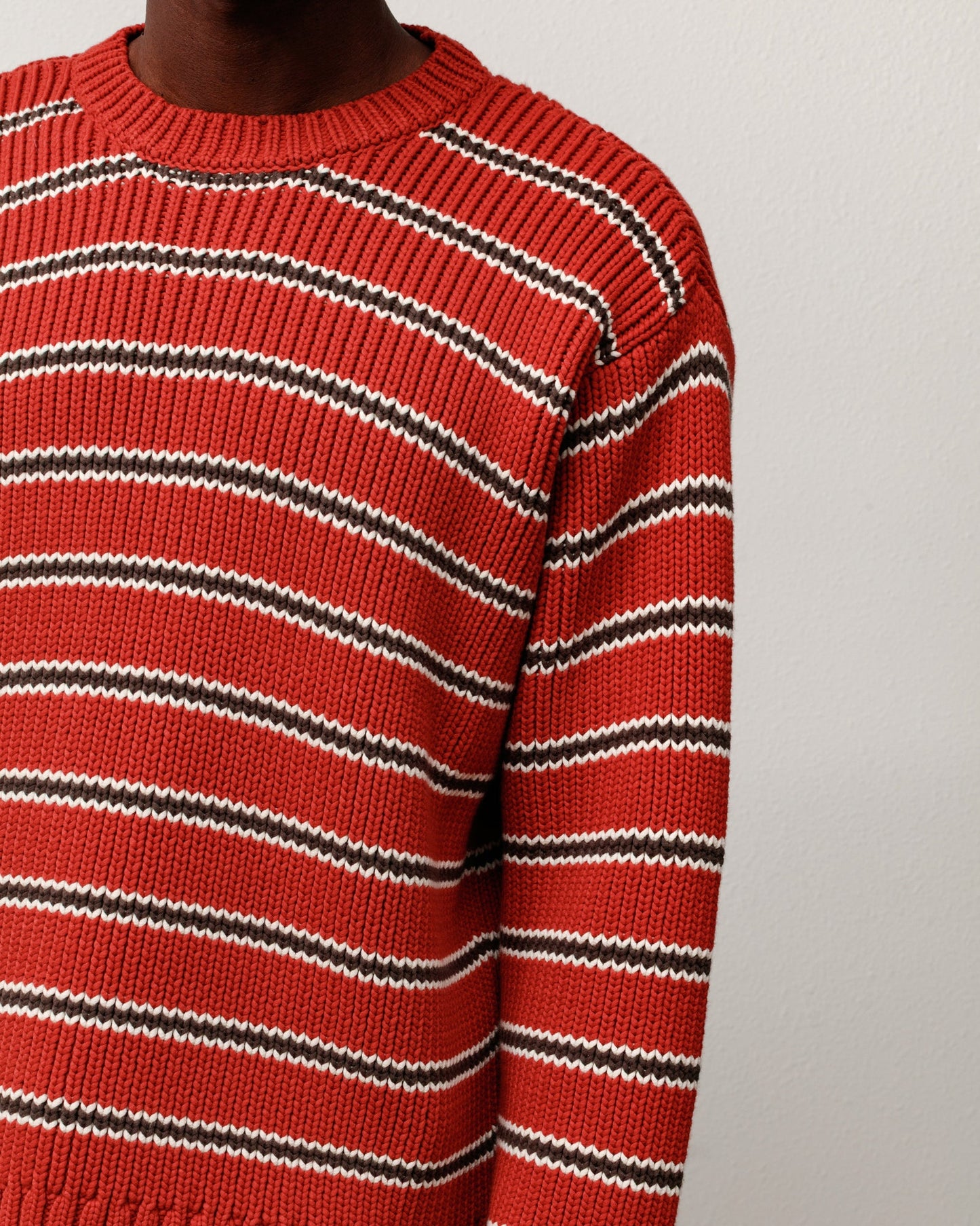 CHUNKY COTTON STRIPE SWEATER ЅТÜЅЅΥ