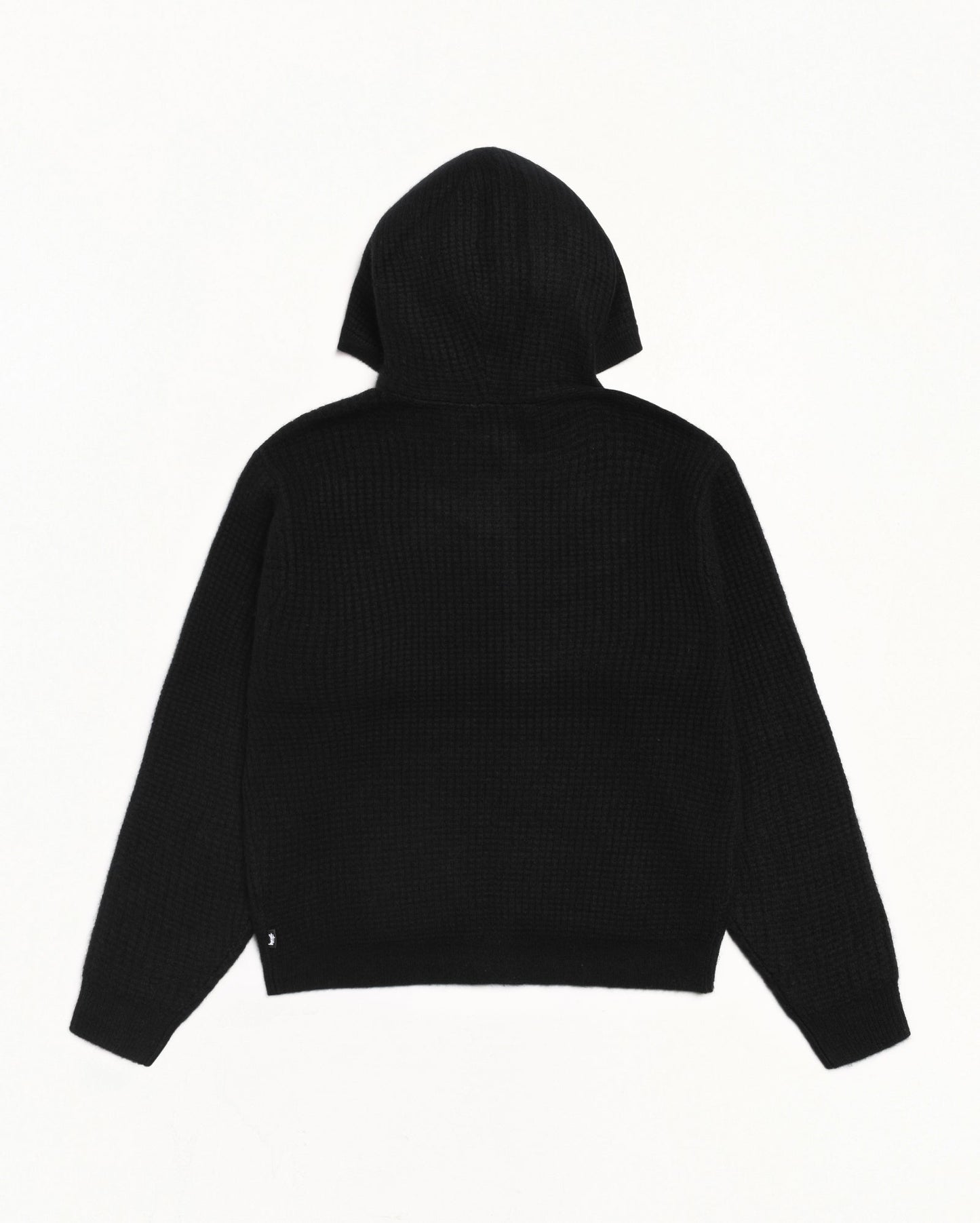 WAFFLE CASHMERE ZIP HOOD SWEATER ЅТÜЅЅΥ