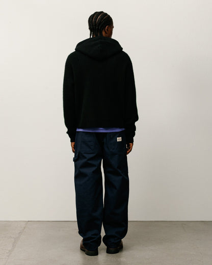 WAFFLE CASHMERE ZIP HOOD SWEATER ЅТÜЅЅΥ