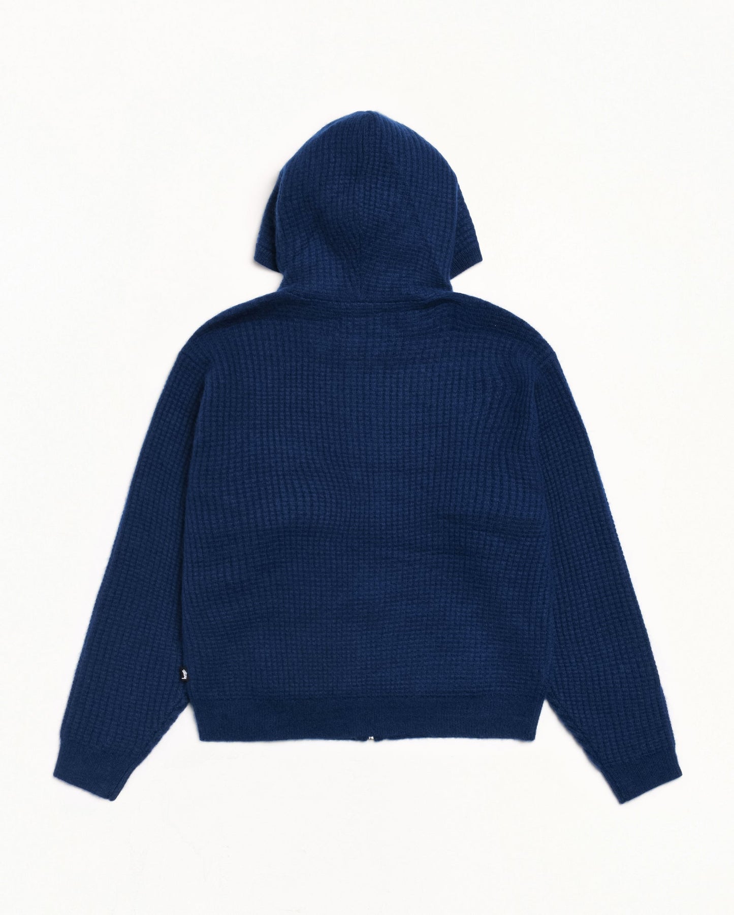 WAFFLE CASHMERE ZIP HOOD SWEATER ЅТÜЅЅΥ