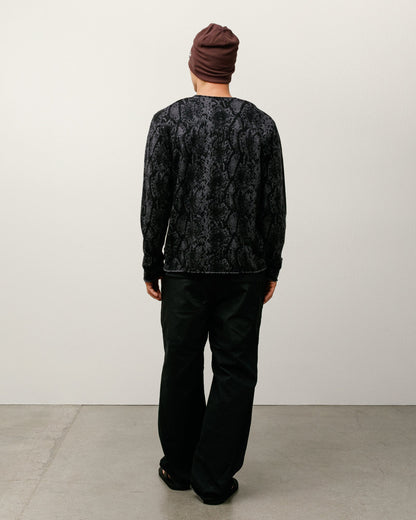 PYTHON FINE WOOL SWEATER ЅТÜЅЅΥ