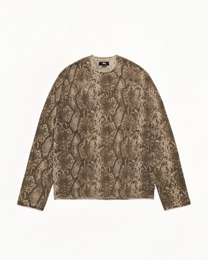 PYTHON FINE WOOL SWEATER ЅТÜЅЅΥ
