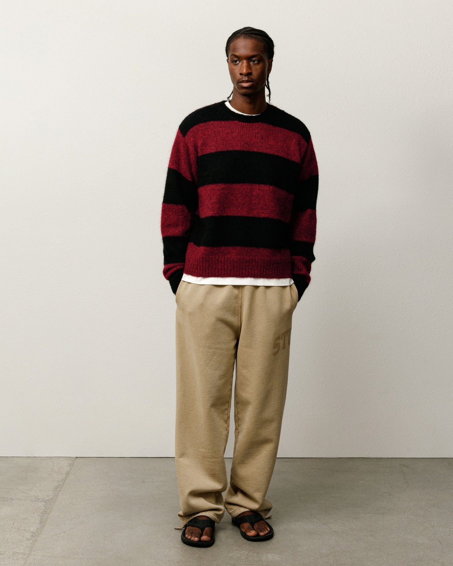 MOHAIR STRIPE SWEATER ЅТÜЅЅΥ