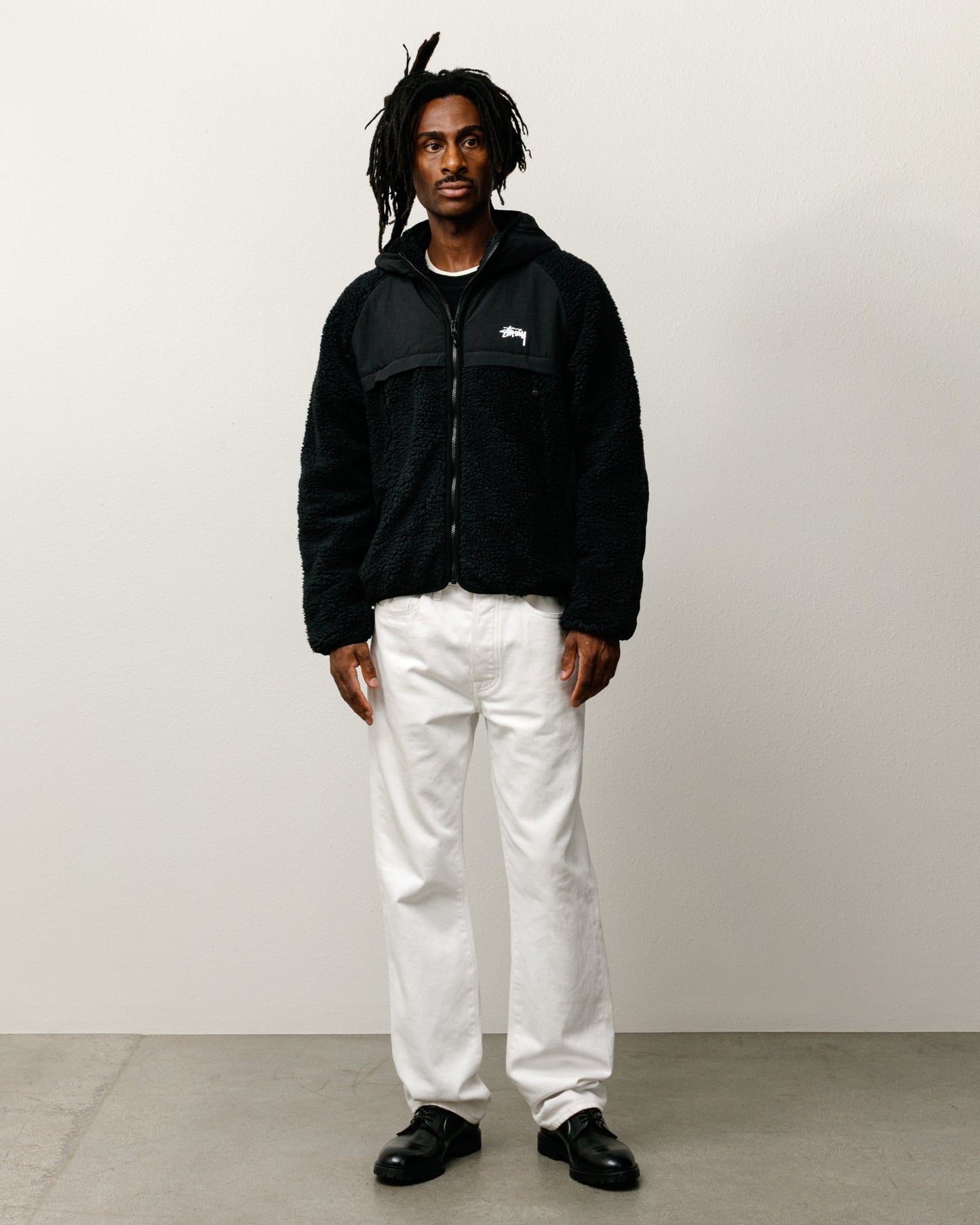 SHERPA PANELED HOODED JACKET ЅТÜЅЅΥ