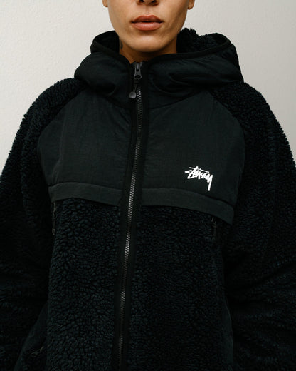 SHERPA PANELED HOODED JACKET ЅТÜЅЅΥ