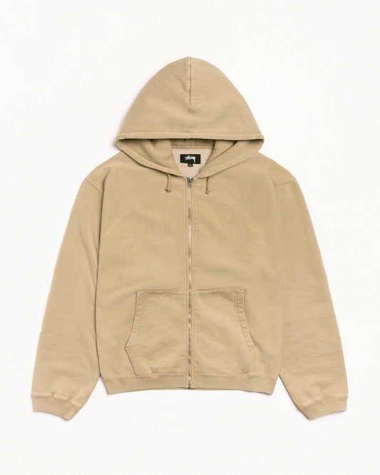 FADED GRAPHIC ZIP HOODIE ЅТÜЅЅΥ