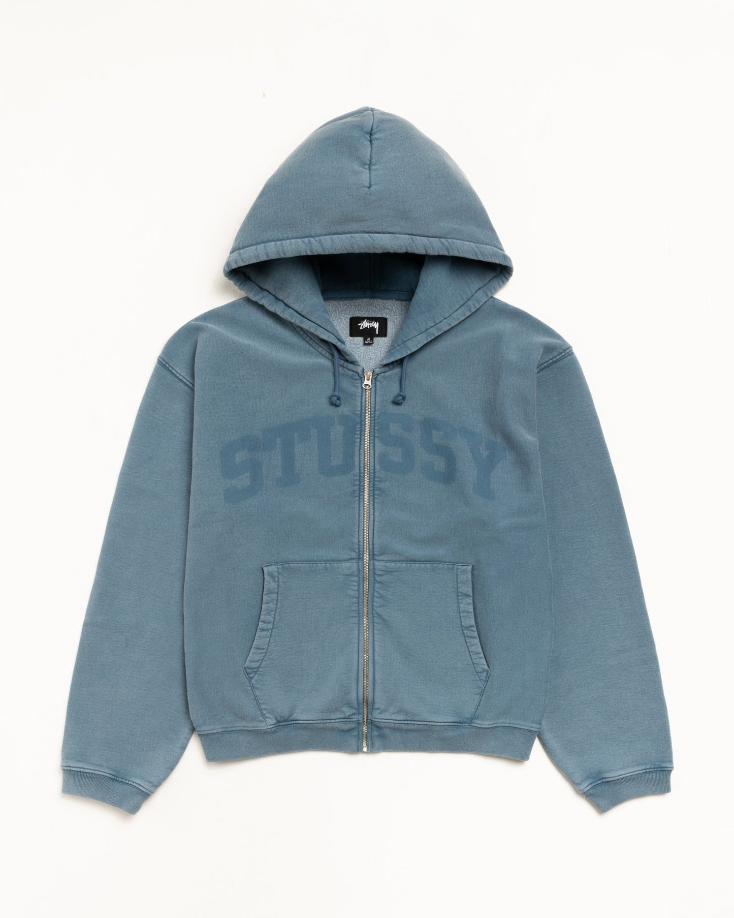 FADED GRAPHIC ZIP HOODIE ЅТÜЅЅΥ