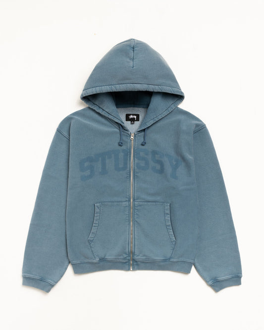 FADED GRAPHIC ZIP HOODIE ЅТÜЅЅΥ