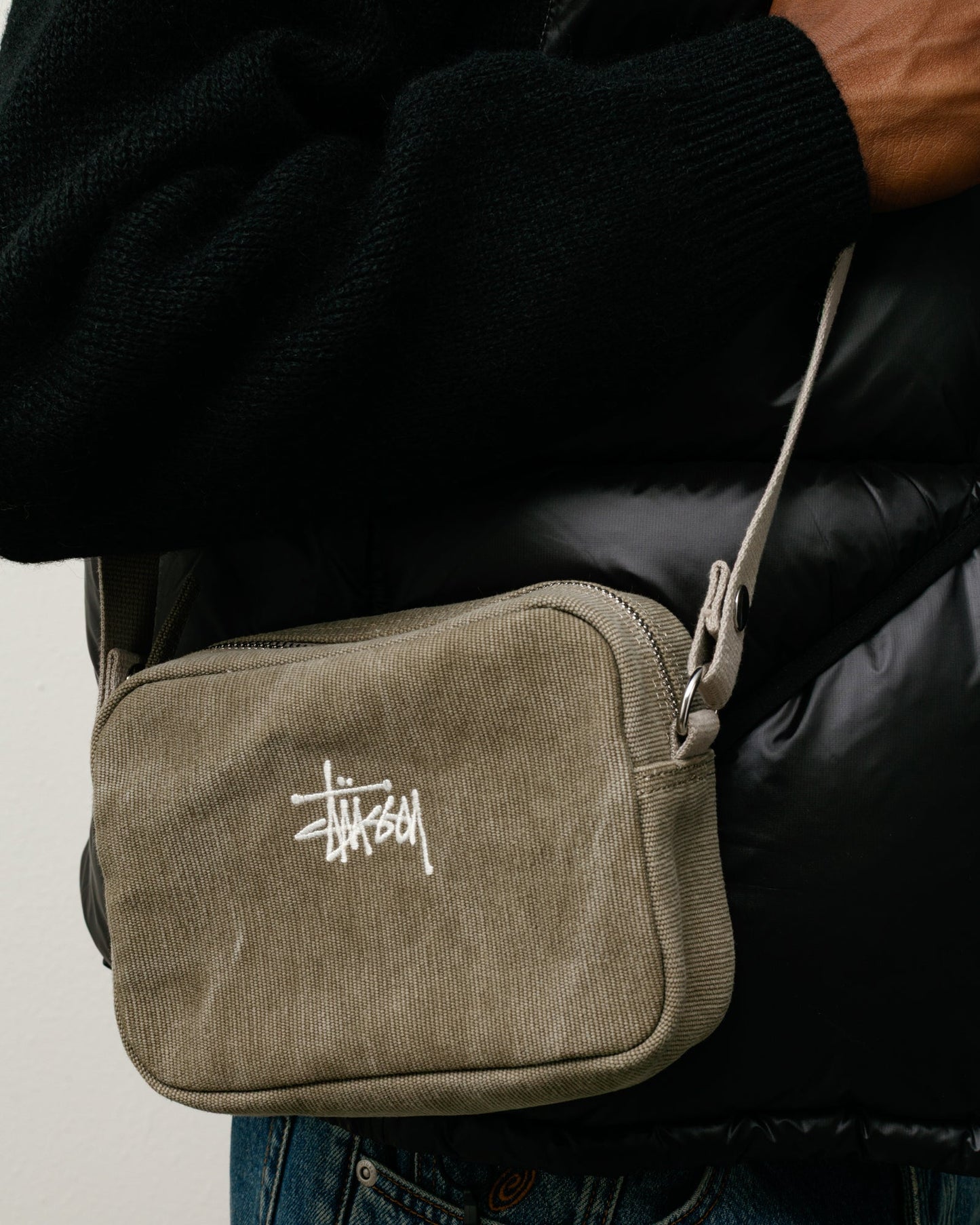WAXED CANVAS POUCH ЅТÜЅЅΥ