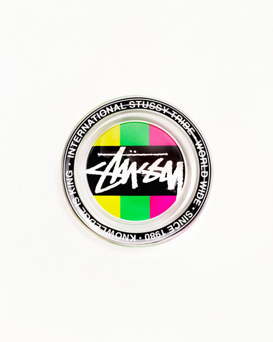 PAINTED GLASS ASHTRAY ЅТÜЅЅΥ