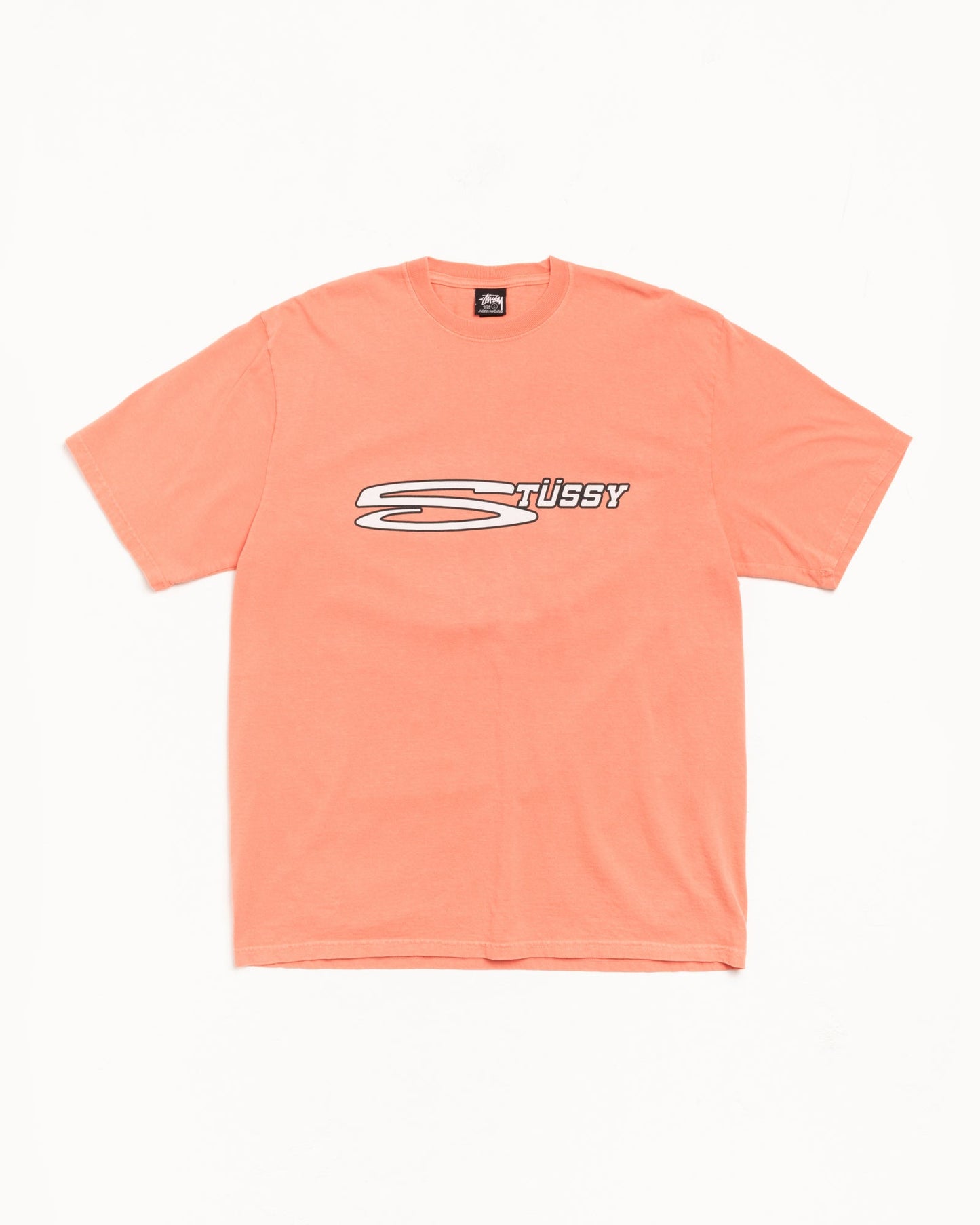 STRETCH TEE PIGMENT DYED ЅТÜЅЅΥ