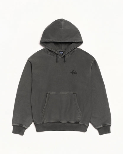 BASIC ЅТÜЅЅΥ HOODIE PIGMENT DYED