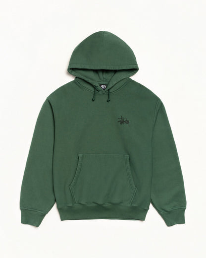 BASIC ЅТÜЅЅΥ HOODIE PIGMENT DYED