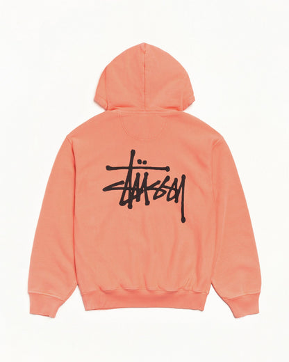 BASIC ЅТÜЅЅΥ HOODIE PIGMENT DYED