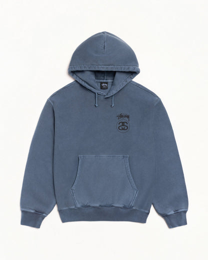 STOCK LINK HOODIE PIGMENT DYED ЅТÜЅЅΥ