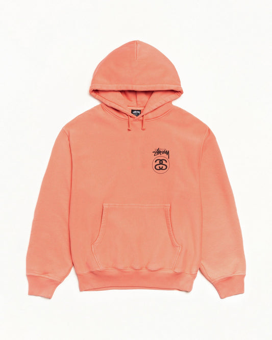 STOCK LINK HOODIE PIGMENT DYED ЅТÜЅЅΥ