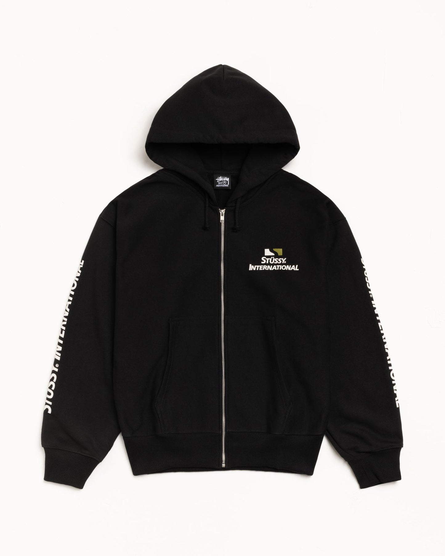 ЅТÜЅЅΥ INTERNATIONAL ZIP HOODIE