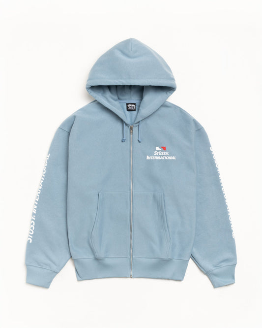 ЅТÜЅЅΥ INTERNATIONAL ZIP HOODIE