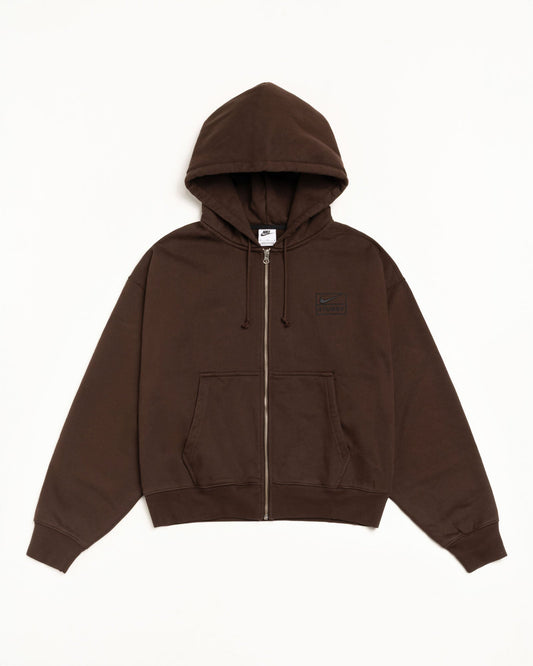 ЅТÜЅЅΥ & ΝIΚЕ STONE WASHED FLEECE ZIP HOODIE