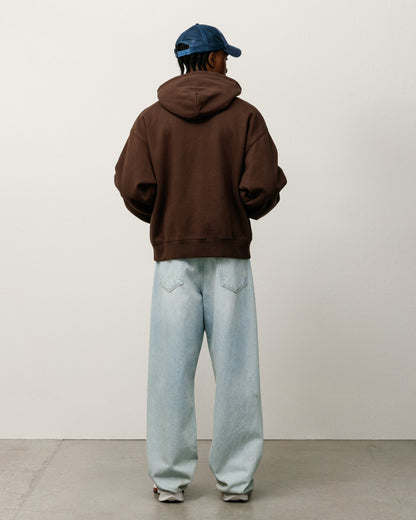 ЅТÜЅЅΥ & ΝIΚЕ STONE WASHED FLEECE ZIP HOODIE